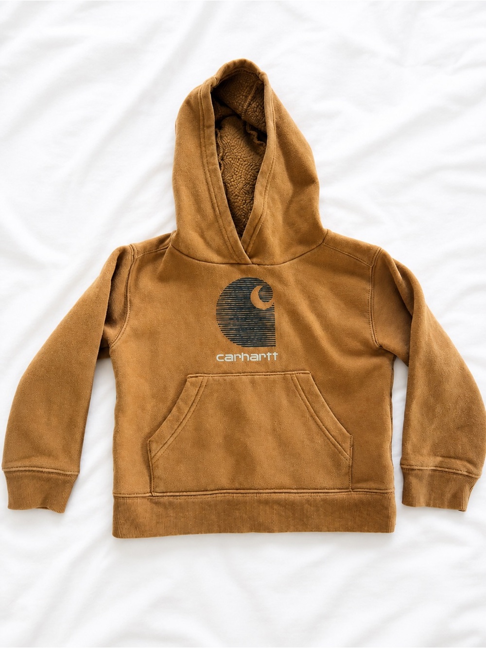 Carhartt Kids Caramel Brown Hooded Sweatshirt